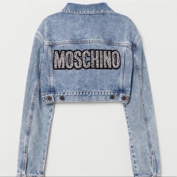 Moschino Rhinestone Denim Jacket 